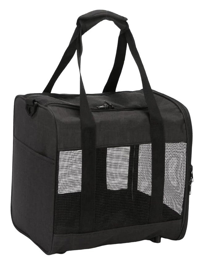PET World Large Soft-Sided Pet Carrier Bag - Durable Mesh, Lightweight & Portable Travel Bag for Cats, Dogs & Small Pets - Comfortable & Secure Design - Image 1